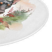 ドーバーマンクリスマスリースフェスティバルカップ カッティングボード (角)