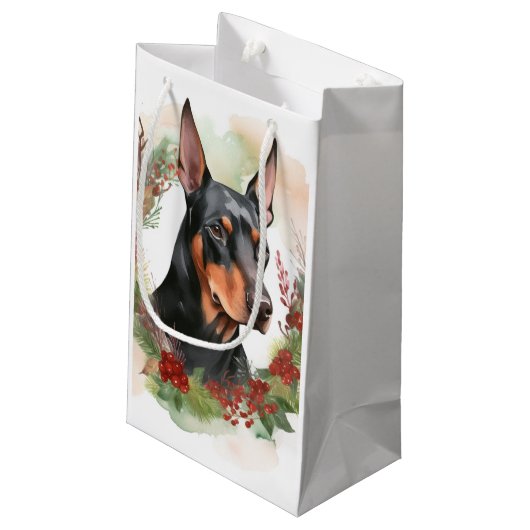 ドーバーマンクリスマスリースフェスティバルカップ スモールペーパーバッグ (裏面アングル)