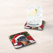 ドーバーマンクリスマス コースター (右側)