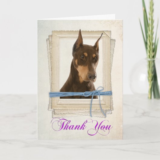 ドーバーマンサンキューカード サンキューカード (正面)