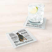 ドーバーマントレイトガラスコースター ガラスコースター (アングル)