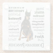 ドーバーマントレイトガラスコースター ガラスコースター (裏面)