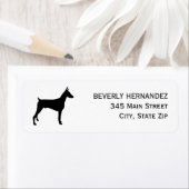 ドーバーマンドッグウォーカートレーナーパピーシッター ラベル (インサイチュ)