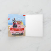 ドーバーマンドッグバレンタインズデイトラックハート カード (内部)