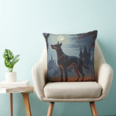 ドーバーマンハロウィーン怖い クッション (椅子)