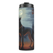 ドーバーマンハロウィーン怖い タンブラー (正面)