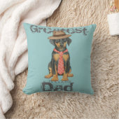 ドーバーマンパパ クッション (ブランケット)