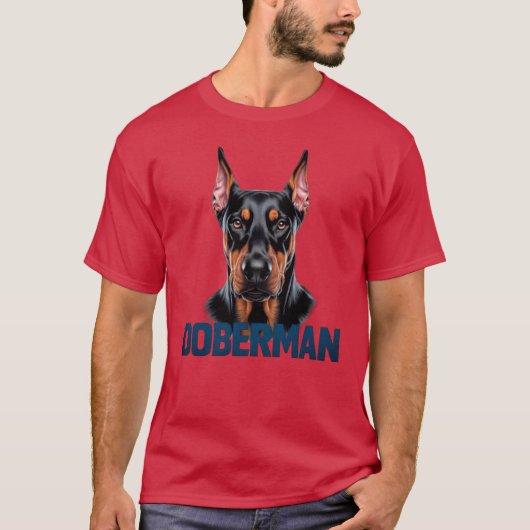 ドーバーマンパパ Tシャツ (正面)