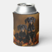 ドーバーマンパピーオータムデライトカボチャ 缶クーラー (缶裏面)