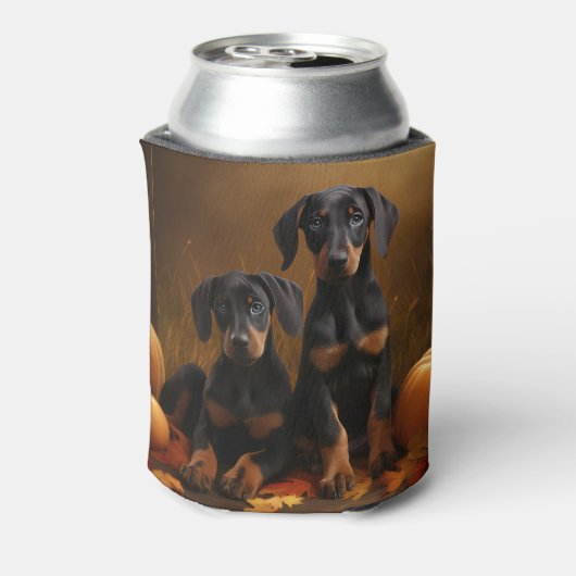 ドーバーマンパピーオータムデライトカボチャ 缶クーラー (缶裏面)