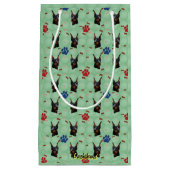 ドーバーマンポートレート スモールペーパーバッグ (正面)