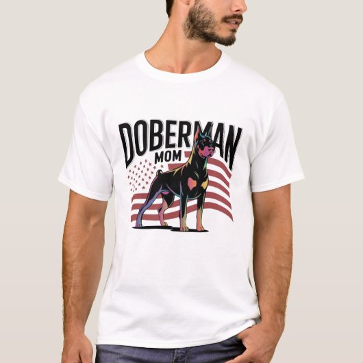 ドーバーマンママ Tシャツ (正面)