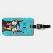 ドーバーマンラゲージタグ ラゲッジタグ (正面横)