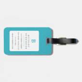 ドーバーマンラゲージタグ ラゲッジタグ (裏面横)