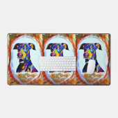 ドーバーマンラブデスクマット デスクマット (キーボード&マウス)