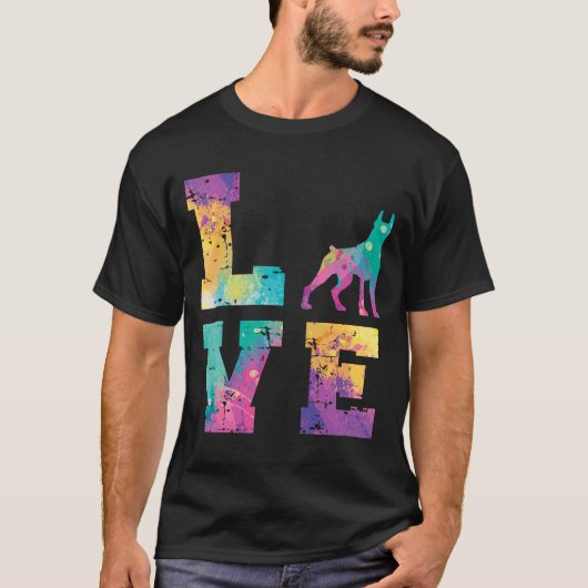 ドーバーマンラブ Tシャツ (正面)
