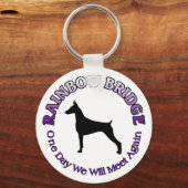 ドーバーマンレインボーブリッジキーチェーン キーホルダー (正面)