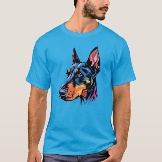 ドーバーマン愛好家 Tシャツ (正面)