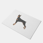 ドーバーマン漫画 ドアマット (アングル)