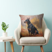 ドーバーマン紅葉秋インスパイア クッション (椅子)