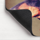 ドーバーマン顔ドッグ マウスパッド (コーナー)