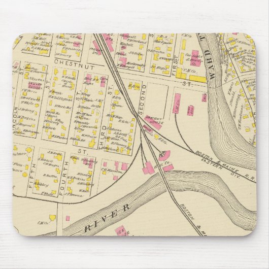 ドーバー区2-3のPt マウスパッド (正面)