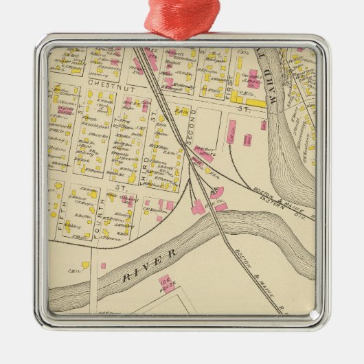 ドーバー区2-3のPt メタルオーナメント (正面)