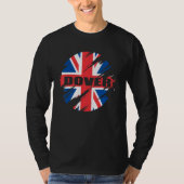 ドーバー英国国旗イギリスイギリスユニオンジャック Tシャツ (正面)