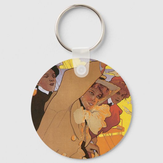 ドーバー骨線 キーホルダー (正面)