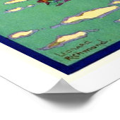 ドーバー,イングランド,帆船,海洋,ヴィンテージ ポスター (角)