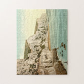 ドーバー、ケント、イギリスの白い崖 ジグソーパズル (縦)