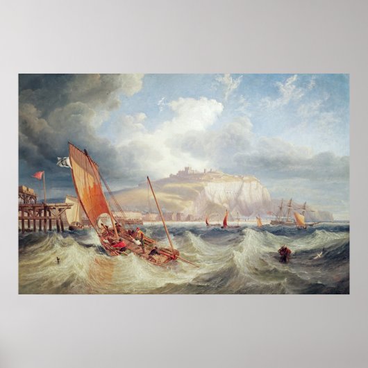 ドーバー、1857年 ポスター (正面)