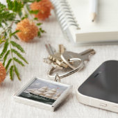 ドーバー(canvを離れたクリッパーのバーク「Procymatia」の油 キーホルダー (側面)