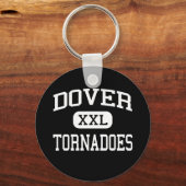 ドーバー – Tornadoes - Dover High School - Dover Ohio キーホルダー (正面)