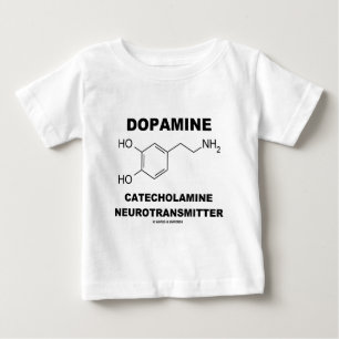 ドーパミンのカテコラミンの神経伝達物質 ベビーTシャツ