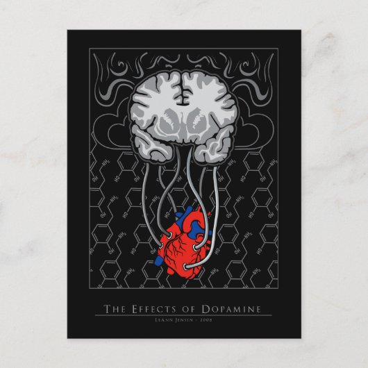 ドーパミンの効果 – ポストカード (正面)