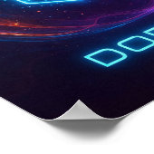 ドーパミングロー – 喜びのエネルギーを高めカラフルる ポスター (角)