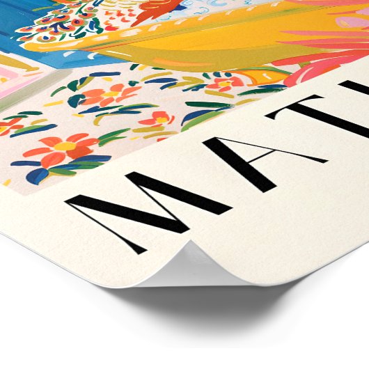 ドーパミンデコール、バスタブ・アートプリントの孔雀 ポスター (角)