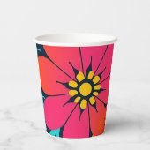 ドーパミンデコール – 明ファンキーるい花 – レトロ 紙コップ (裏面)