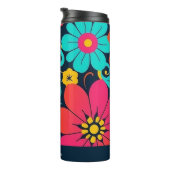 ドーパミンデザイン – 明ファンキーるい花 – レトロ タンブラー (回転右)
