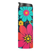 ドーパミンデザイン – 明ファンキーるい花 – レトロ タンブラー (回転右)