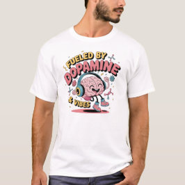 ドーパミンドリブン ADHD カートゥーンブレインTシャツ Tシャツ