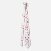 ドーパミン分子化学式 ネクタイ (裏面)