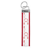 ドーパミン分子化学式 リストバンドキーホルダー (鍵トップ)