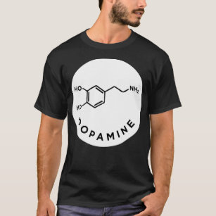 ドーパミン分子3 Tシャツ