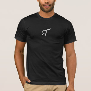 ドーパミン分子-愛と喜び Tシャツ