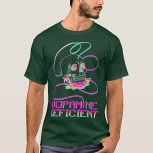 ドーパミン欠損ADHDレインボースカル2 Tシャツ