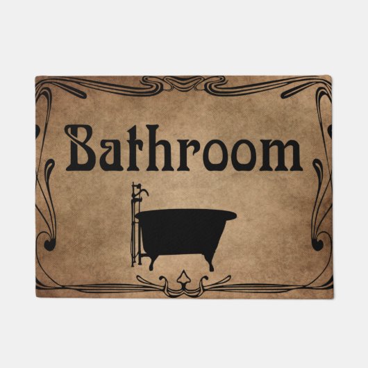 ドーパーソナライズされたマット ドアマット (正面)