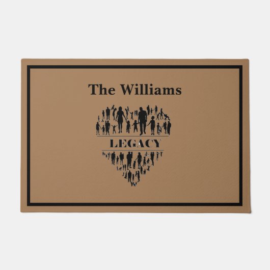 ドーパーソナライズされたマット ドアマット (正面)