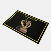 ドーパーソナライズされたマット ドアマット (アングル)